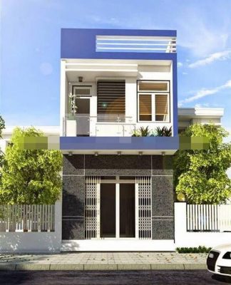 Xây nhà 2 tầng hiện đại full nội thất tổng vốn đầu tư 700 triệu.