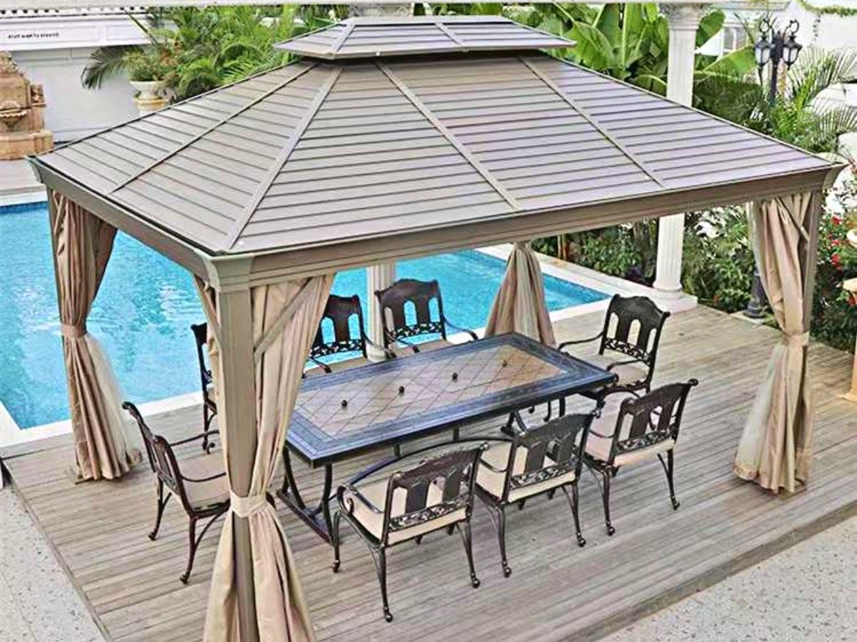 Chòi sân vườn lắp ghép - Mẫu chòi nghỉ sân vườn ngoài trời Chòi sân vườn lắp ghép - Mẫu chòi nghỉ sân vườn ngoài trời