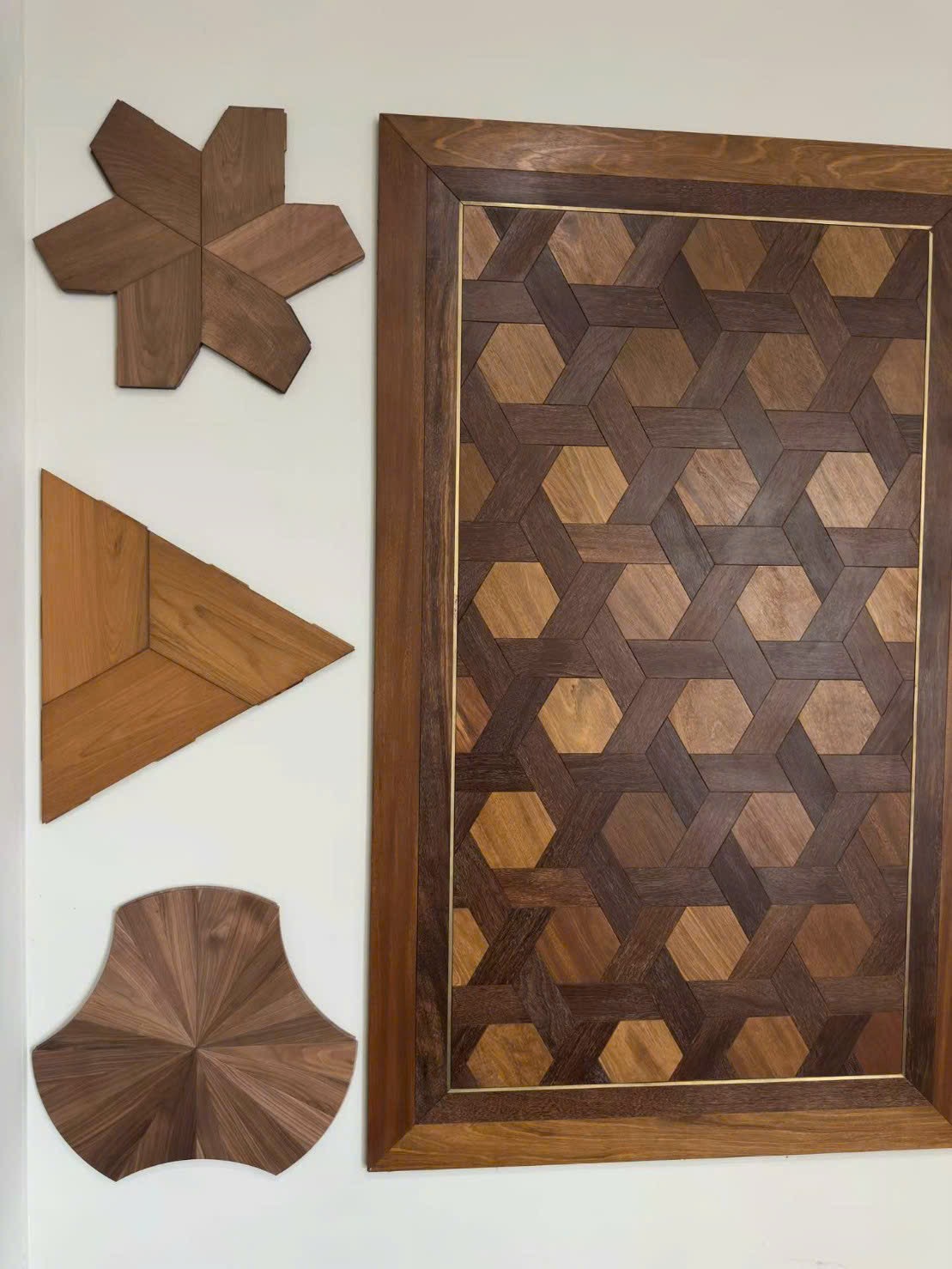 Bảng mẫu parquet geometric và các hình khối